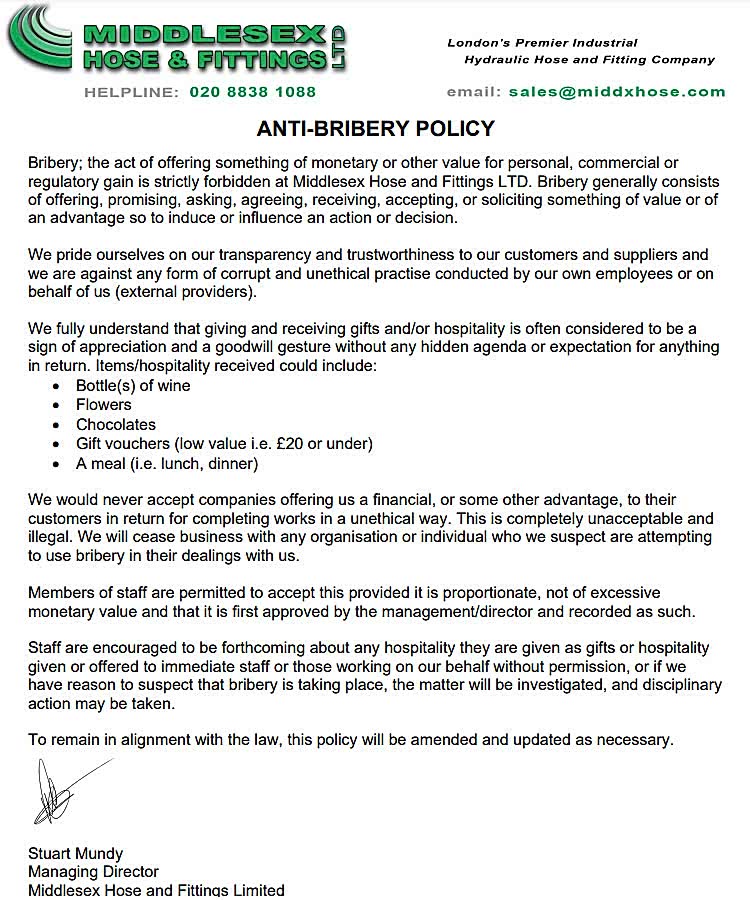 Anti-Bribery