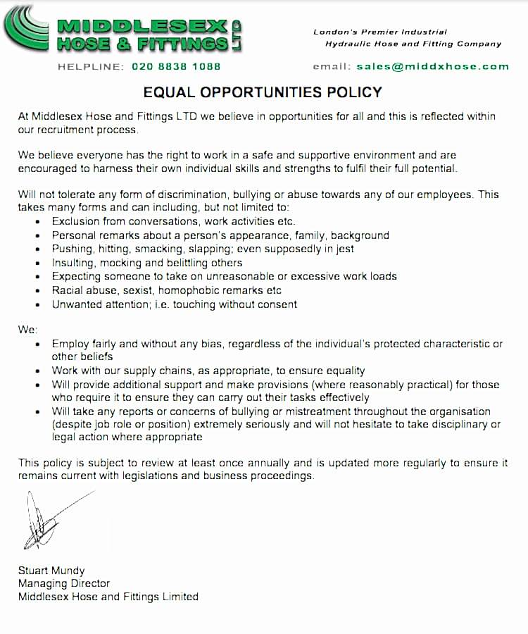 Equal Opportunities
